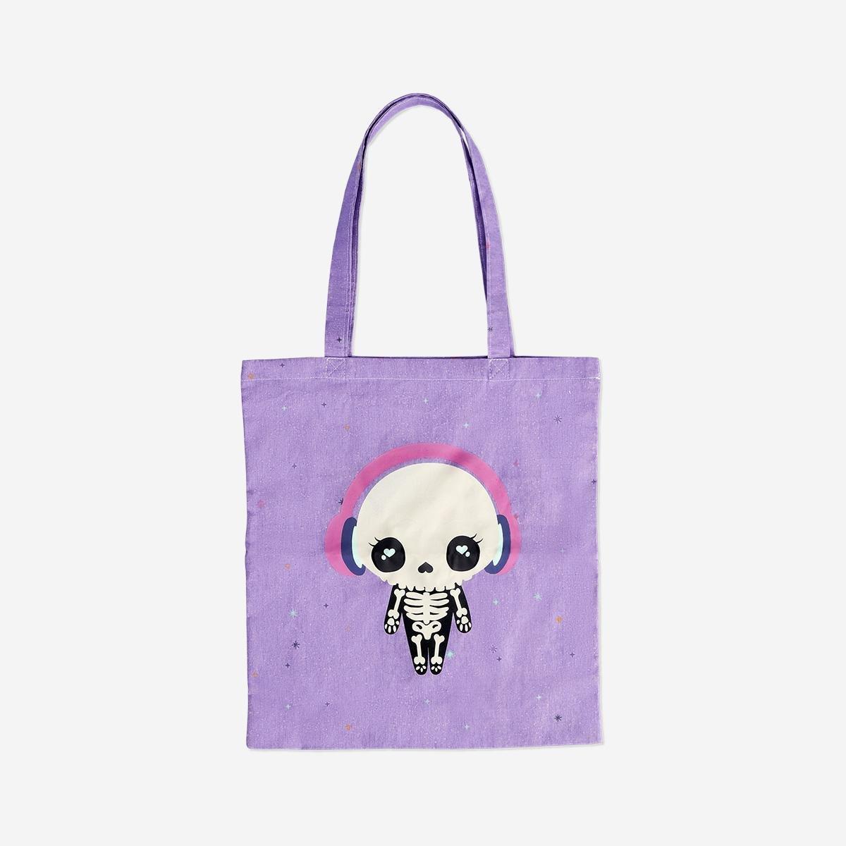 Multicolour Skeleton Tote Bag
