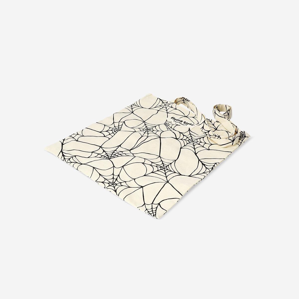 Multicolour Spiderweb Tote Bag