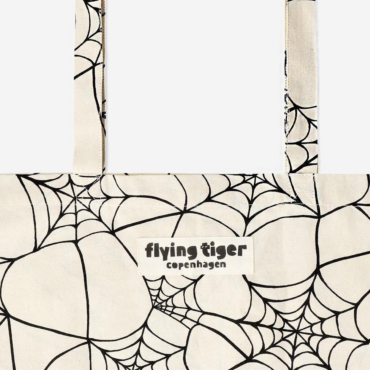 Multicolour Spiderweb Tote Bag