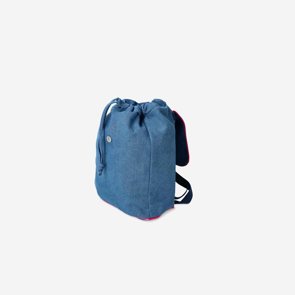 Blue Denim Backpack