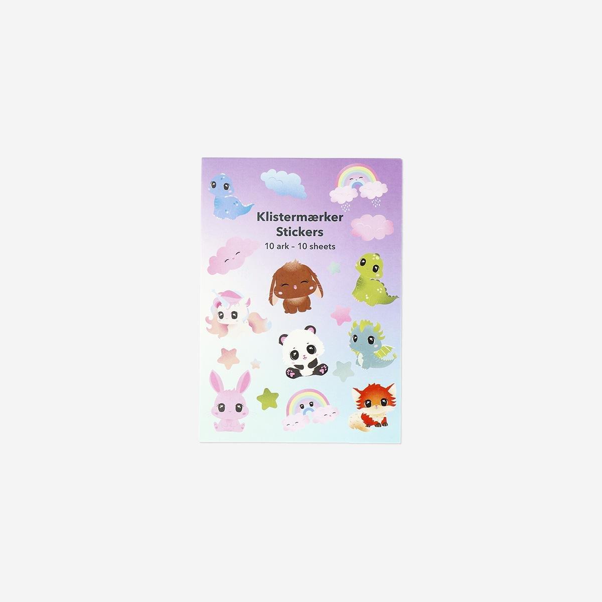 Multicolour Animal Sticker Book