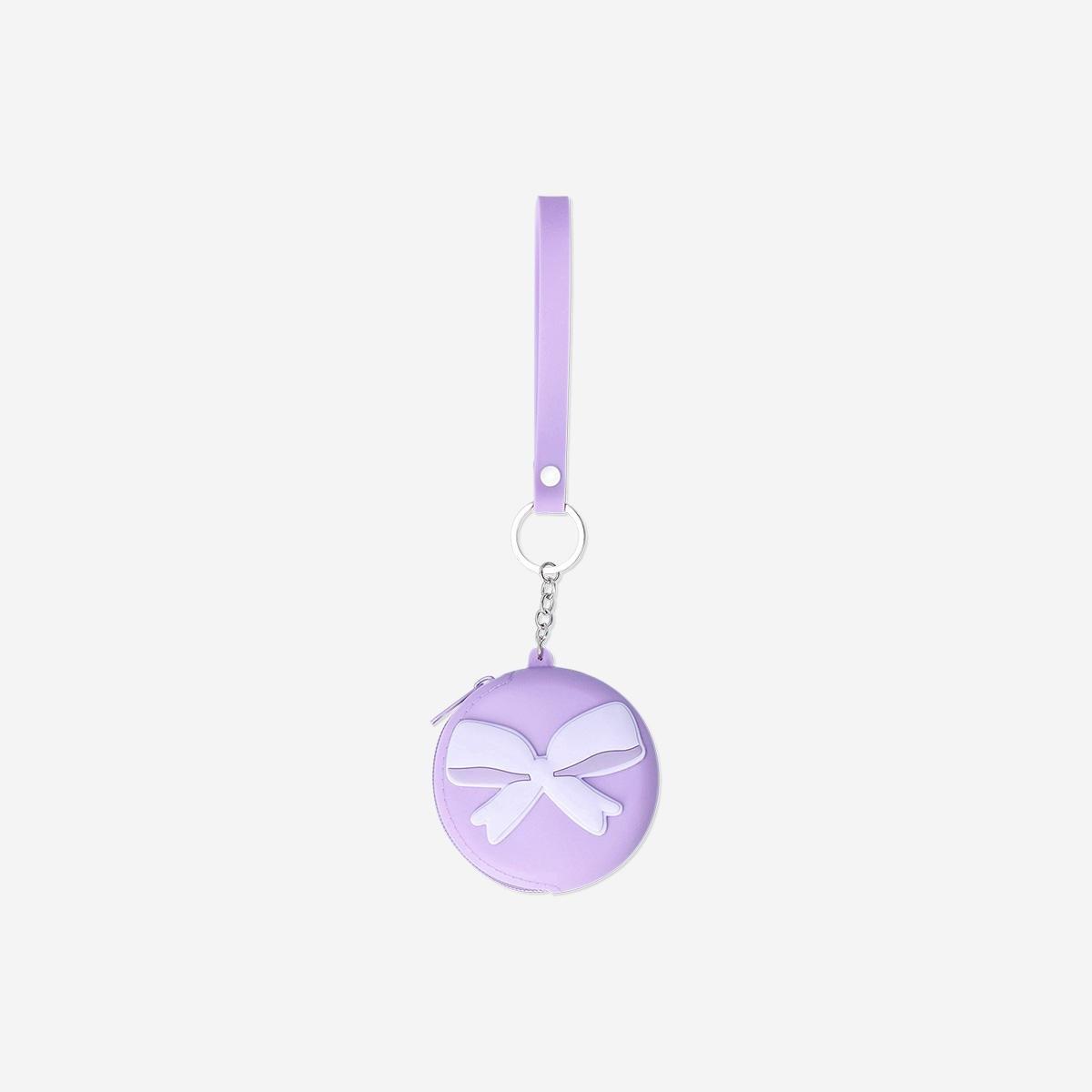 Pink Bow Clip Round Purse