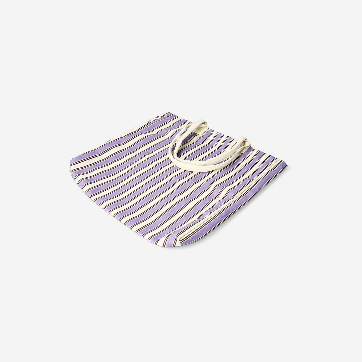 Multicolour Striped Shopping Bag