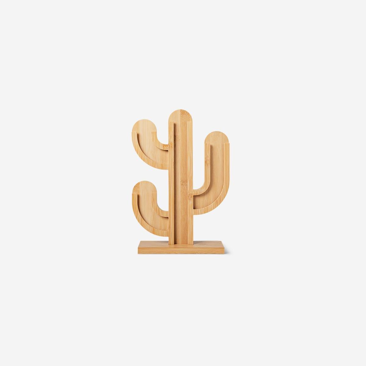 Brown Cactus Coffee Pods Holder - 31 Cm