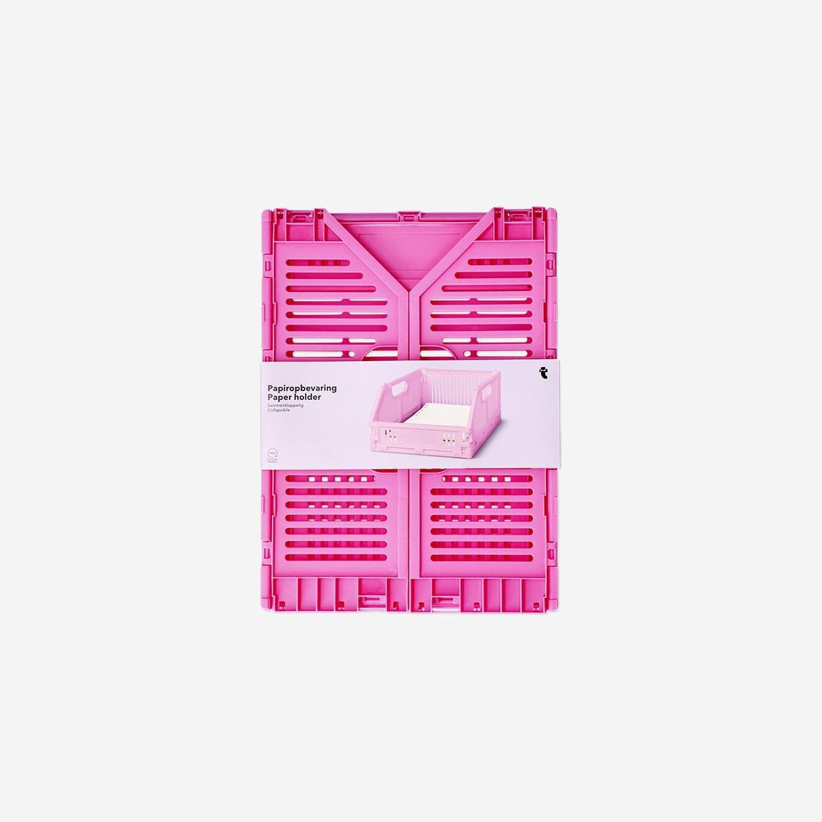 White A4 Collapsible Paper Holder