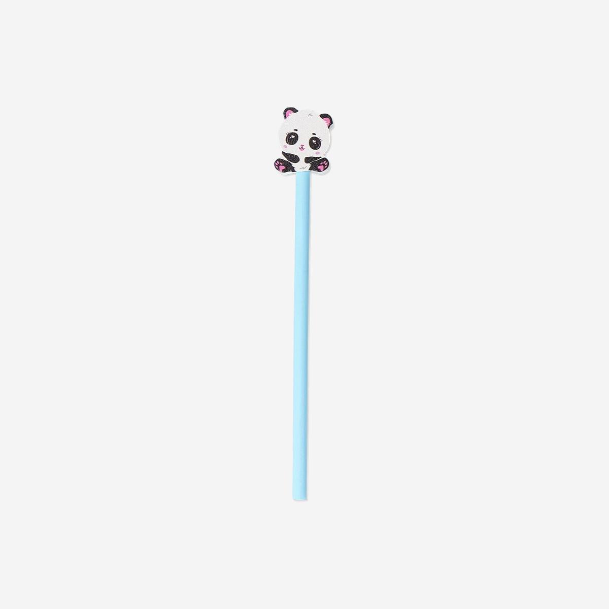 Multicolour Panda Topper Pencil