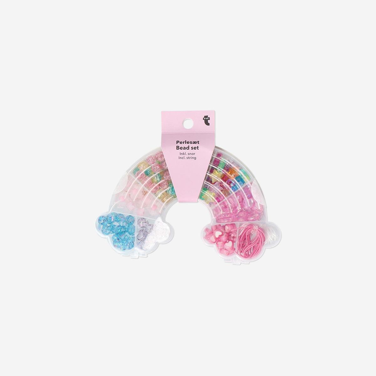 Multicolour String Rainbow Bead Set
