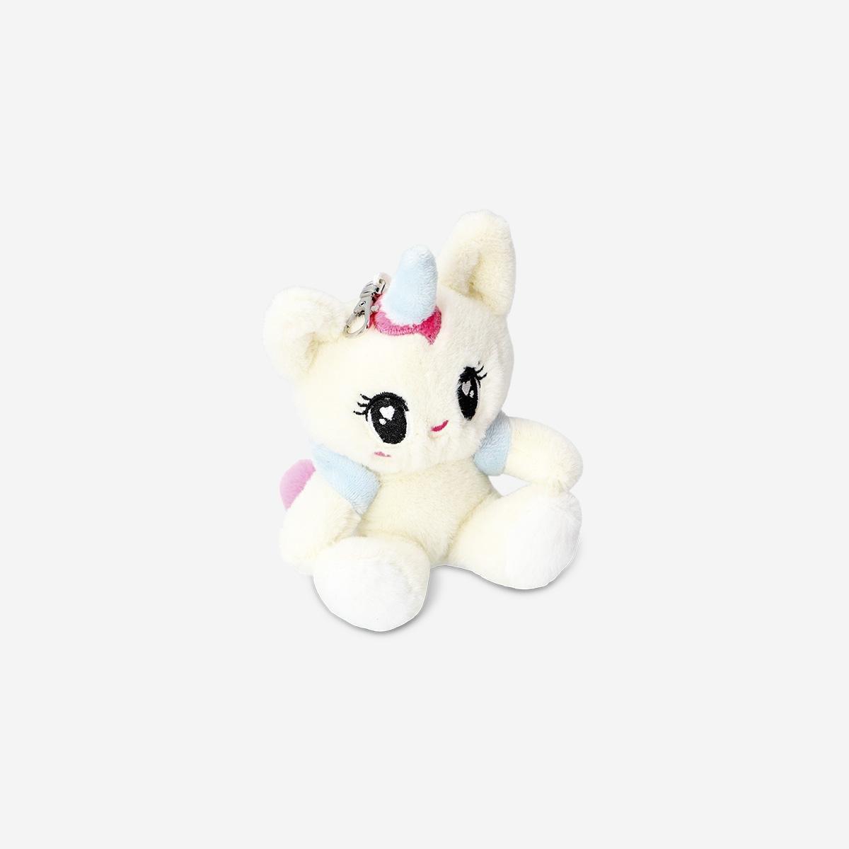 White Unicorn Bag Charm - 10 Cm