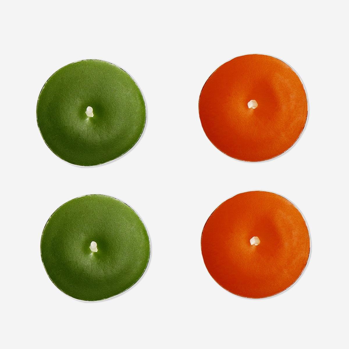 Multicolour 3 Colourway Tealight Candles - 18 Pcs