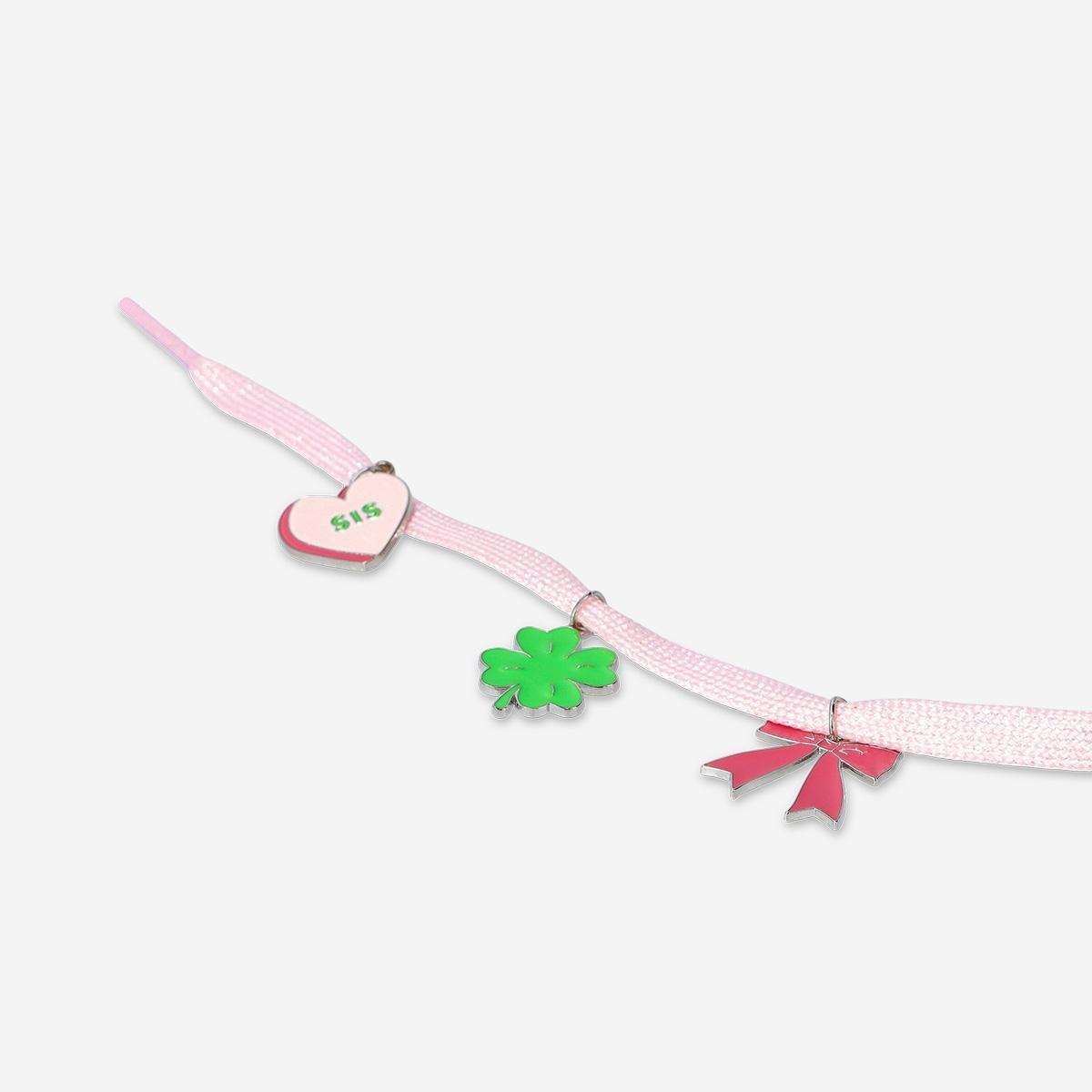 Multicolour Shoelaces With Charms