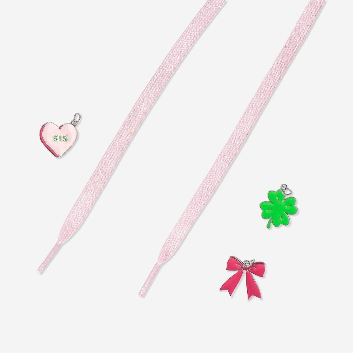 Multicolour Shoelaces With Charms
