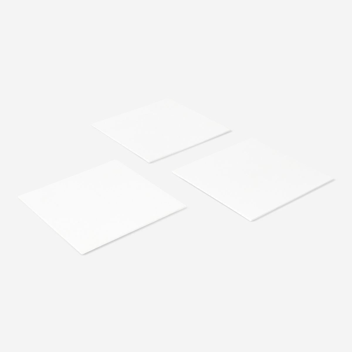White Hobby Canvases 15X15 - 3 Pcs