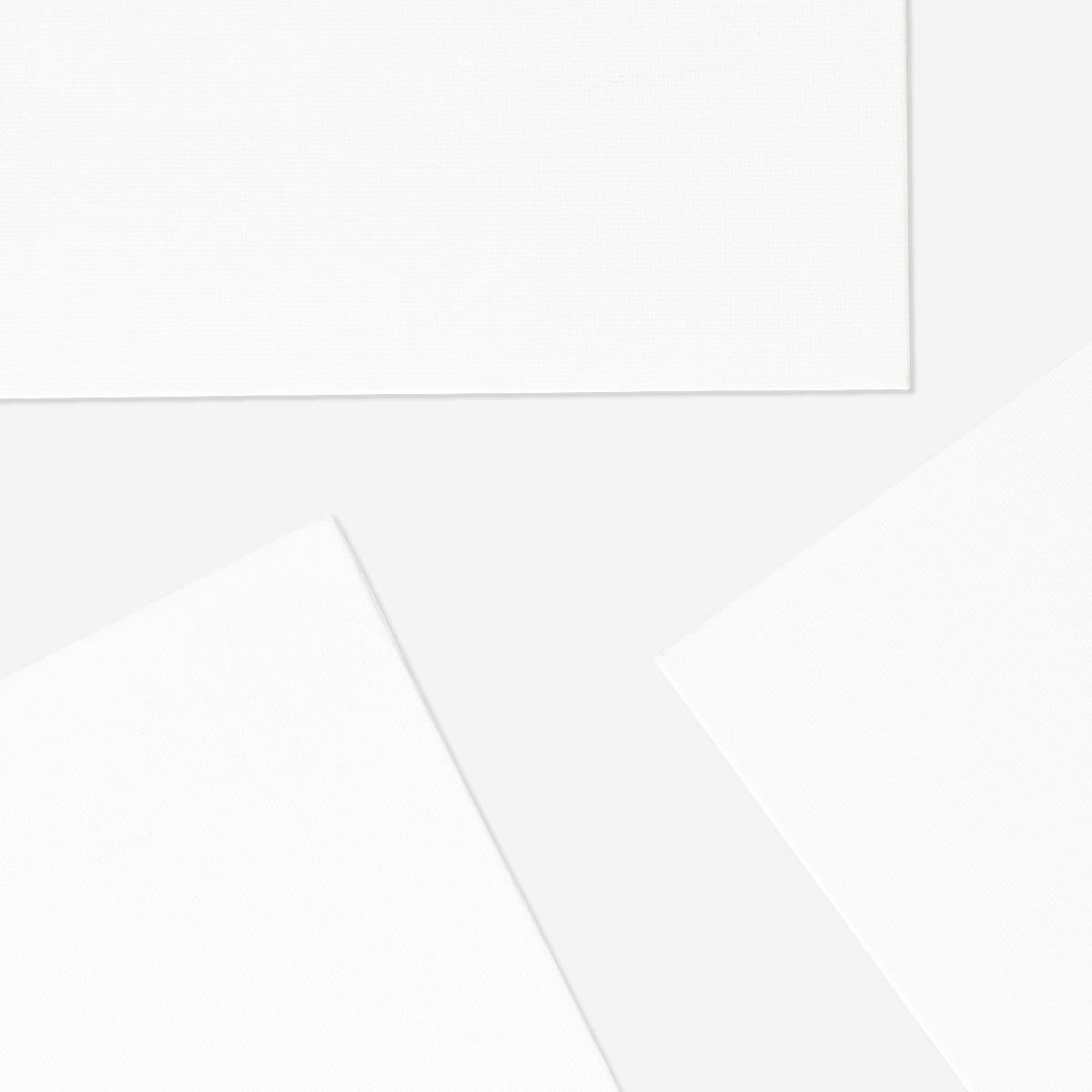 White Hobby Canvases A4 - 3 Pcs