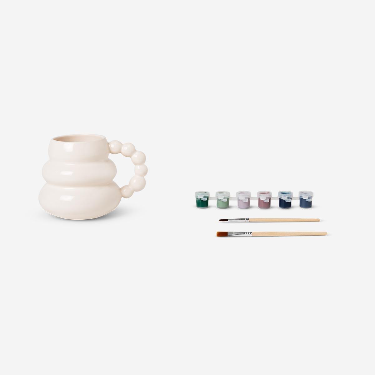 Multicolour Diy Bubble Mug - 400 Ml