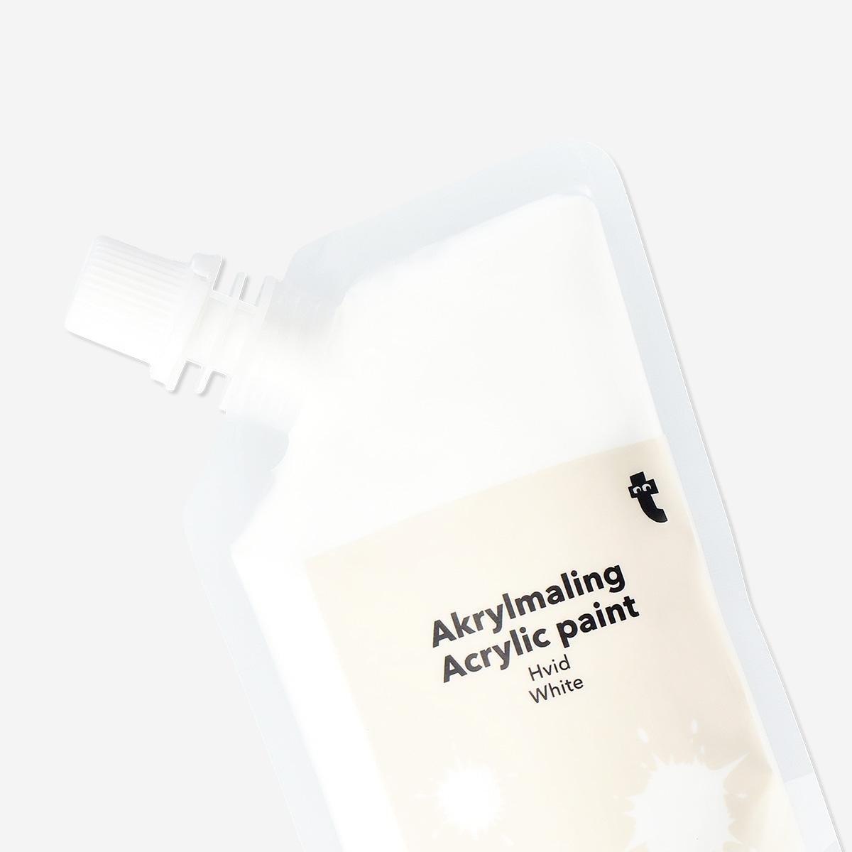 White Acrylic Paint - 80 Ml