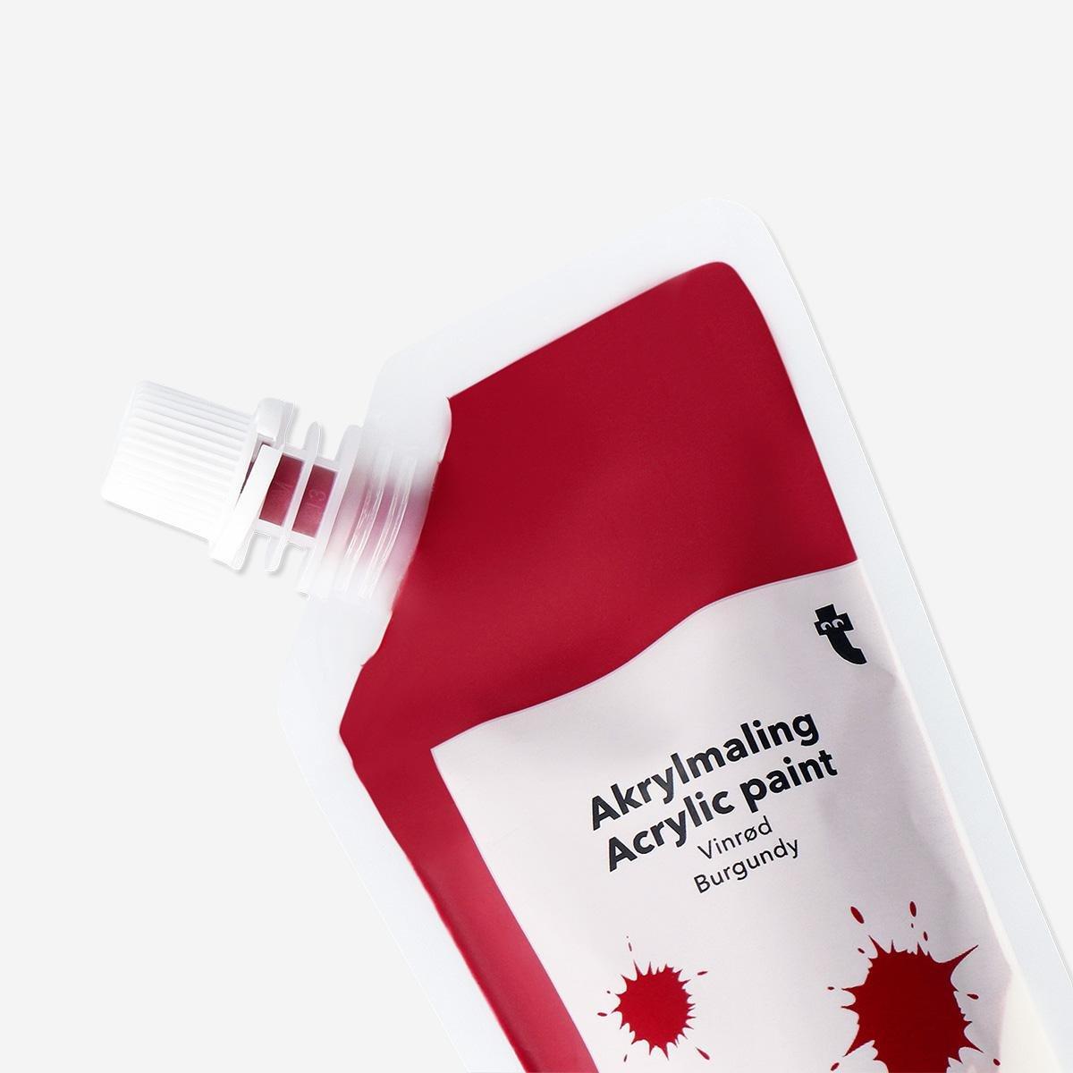 Burgundy Acrylic Paint - 80 Ml