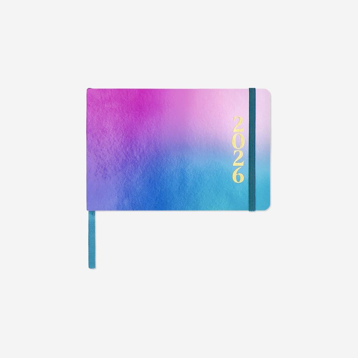 Multicolour Gradient Weekly Diary 2026 - English