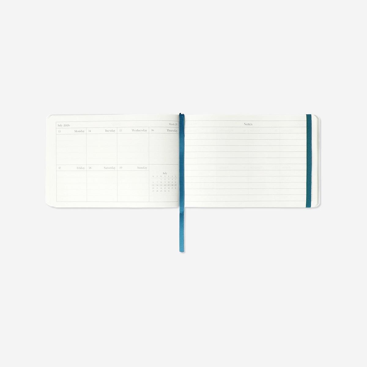 Multicolour Gradient Weekly Diary 2026 - English