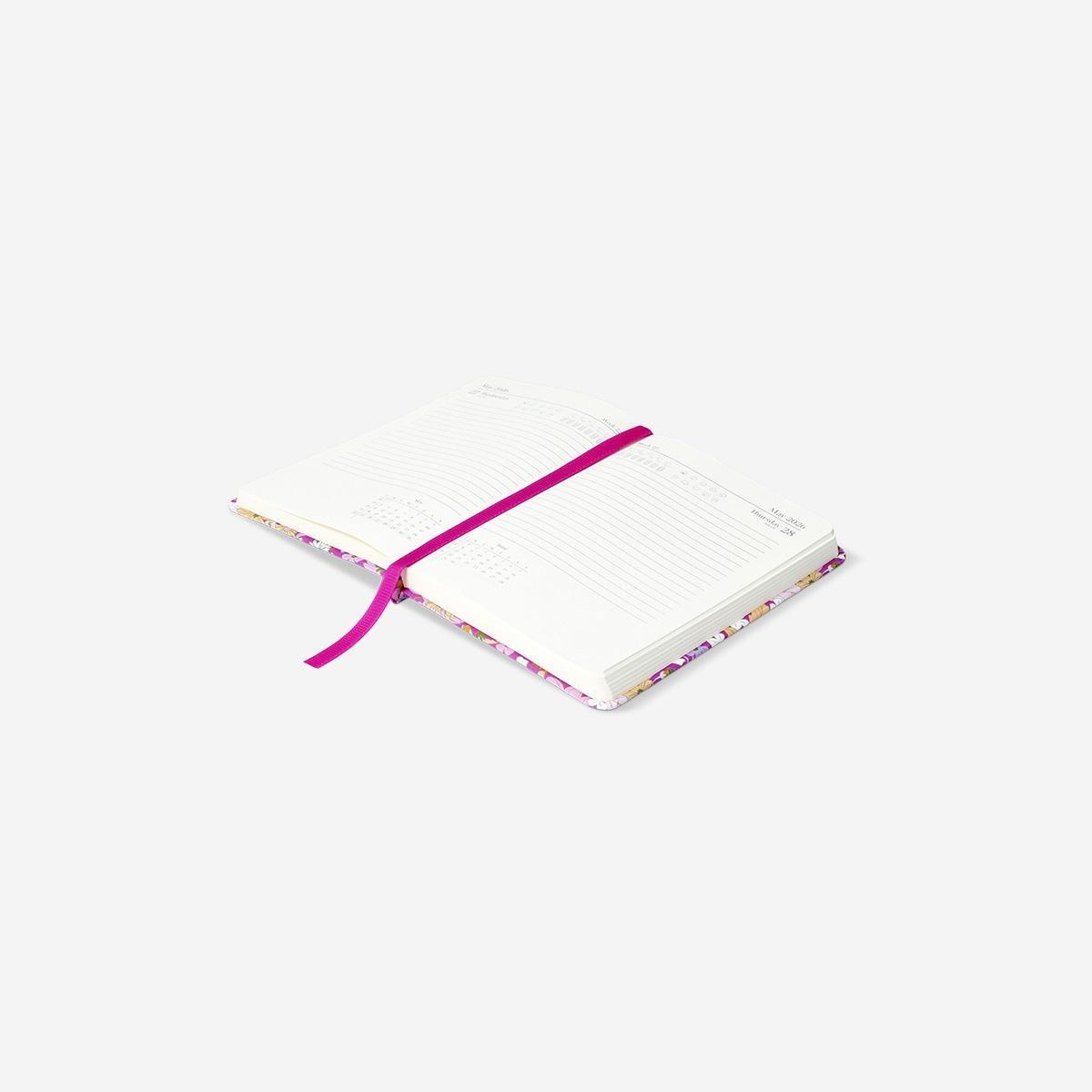 Multicolour A6 Floral Daily Diary 2026 - English