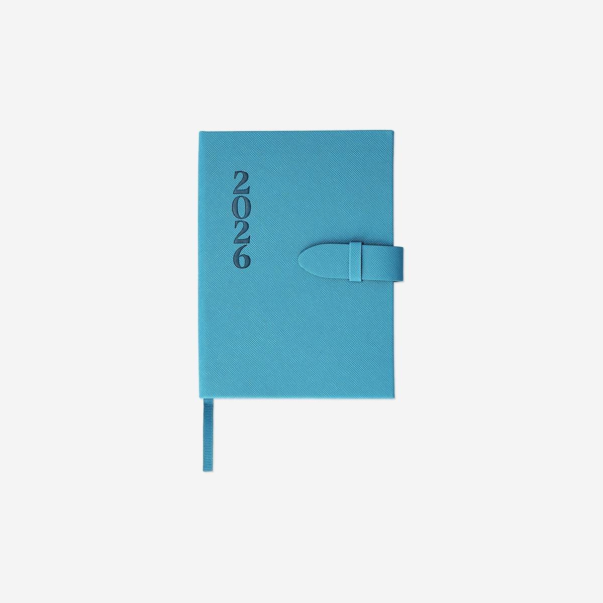 Blue B6 Teal Weekly Diary 2026 - English