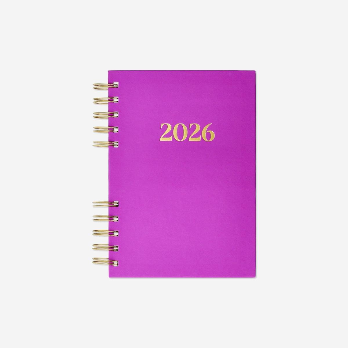 Purple Daily Diary 2026 - English