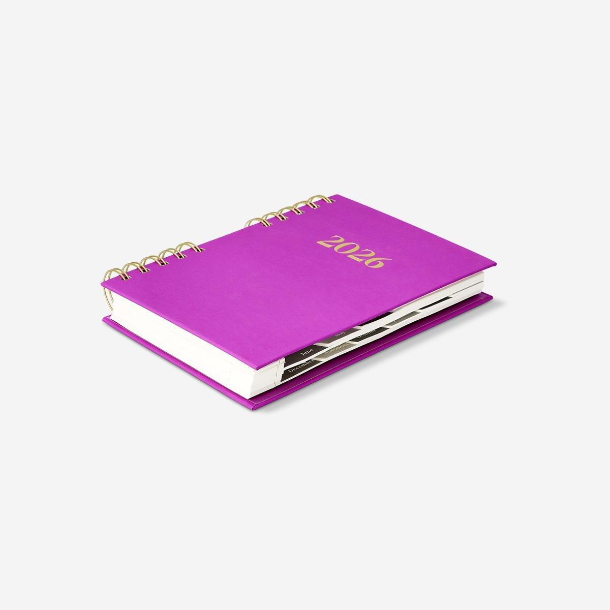 Purple Daily Diary 2026 - English