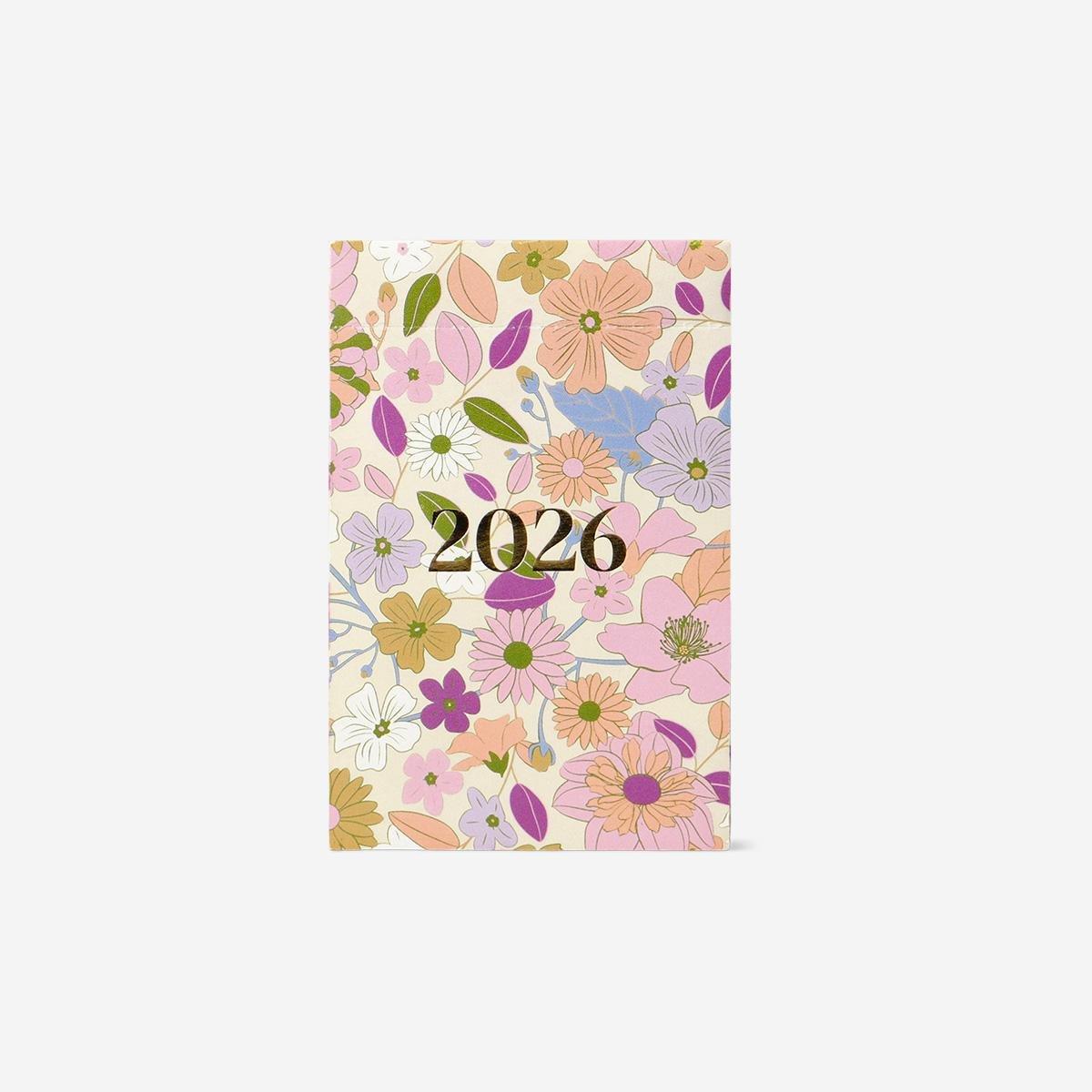 Multicolour Floral Desk Calendar 365 Days 2026