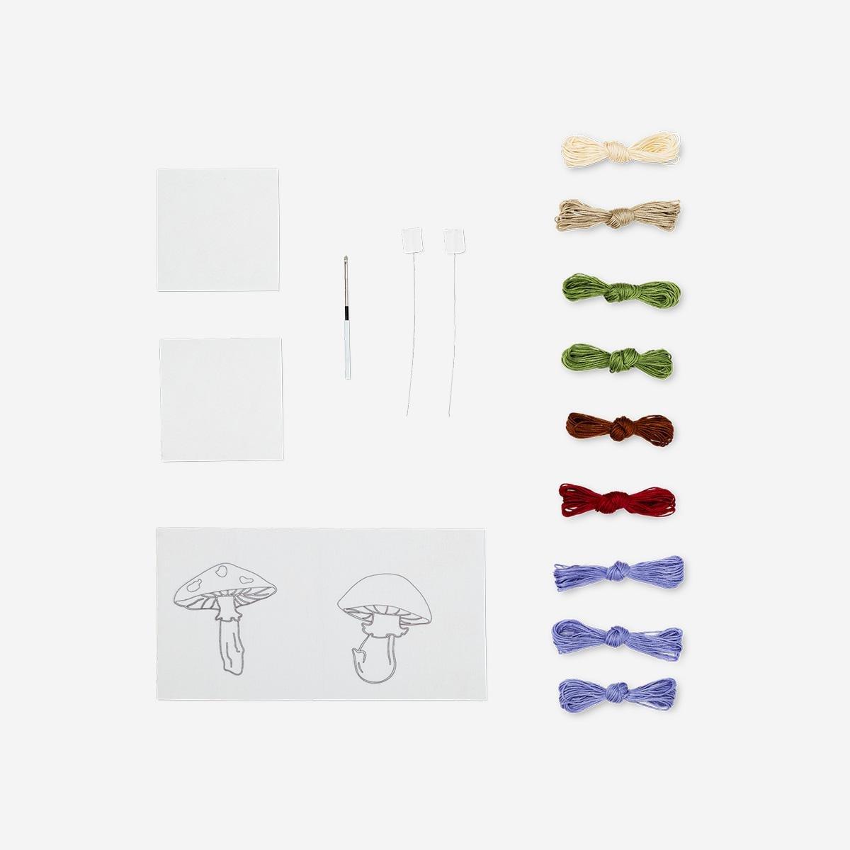Multicolour Diy Coasters Punch Needle Set