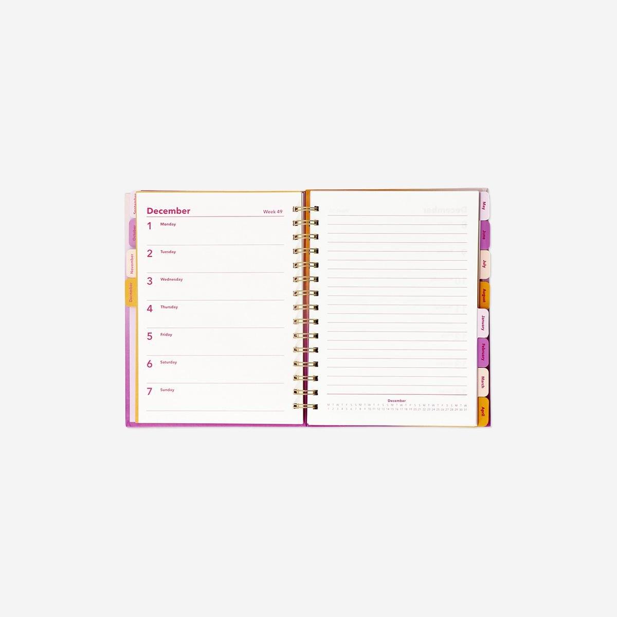 Multicolour Gradient Study Planner For 2026 - English
