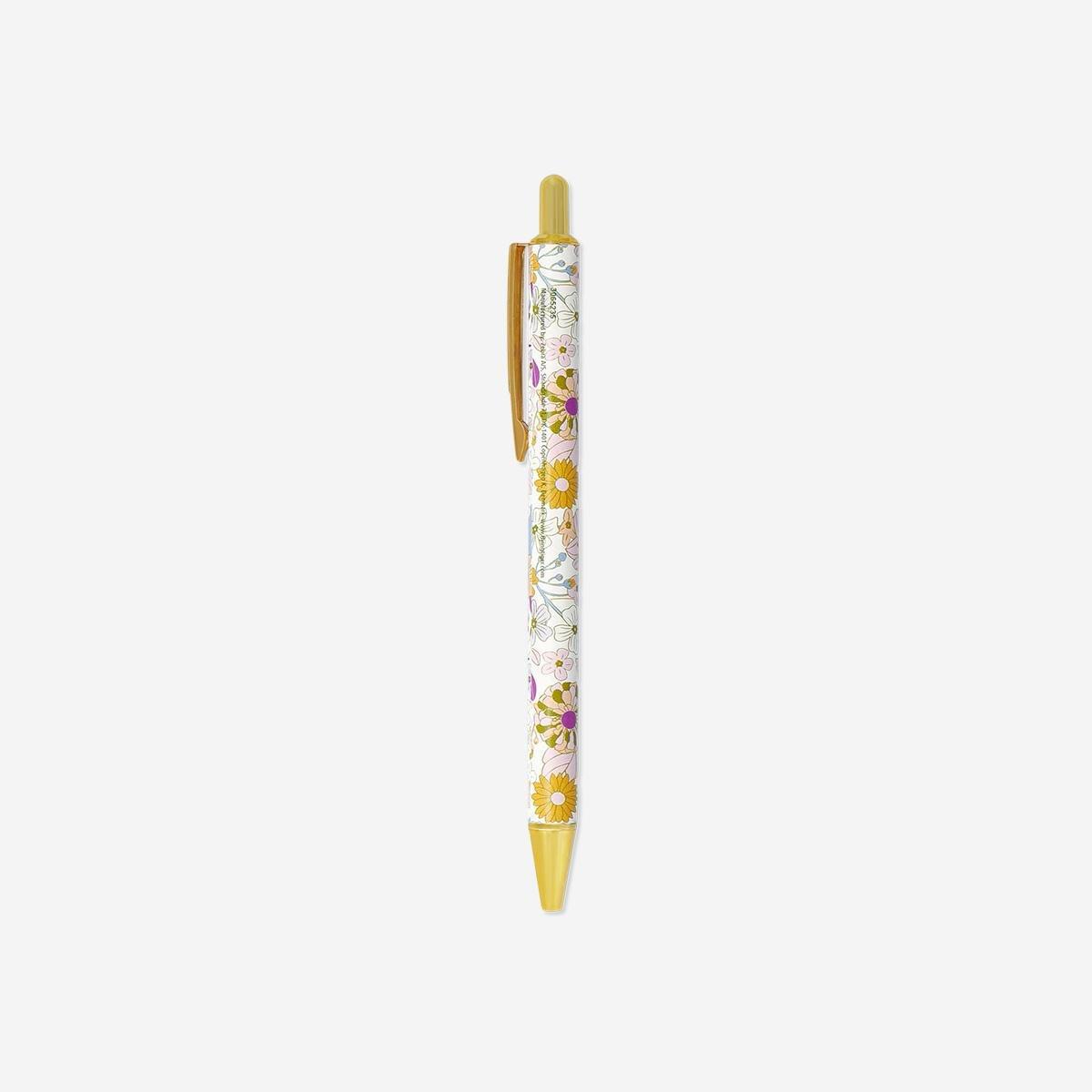 Multicolour Floral Ballpoint Pen