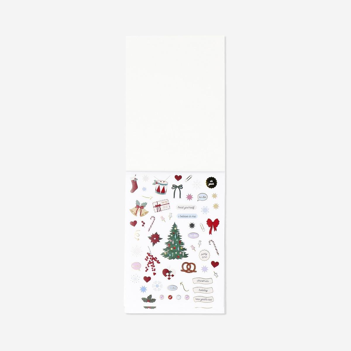 Multicolour Sticker Book For Calendar - English