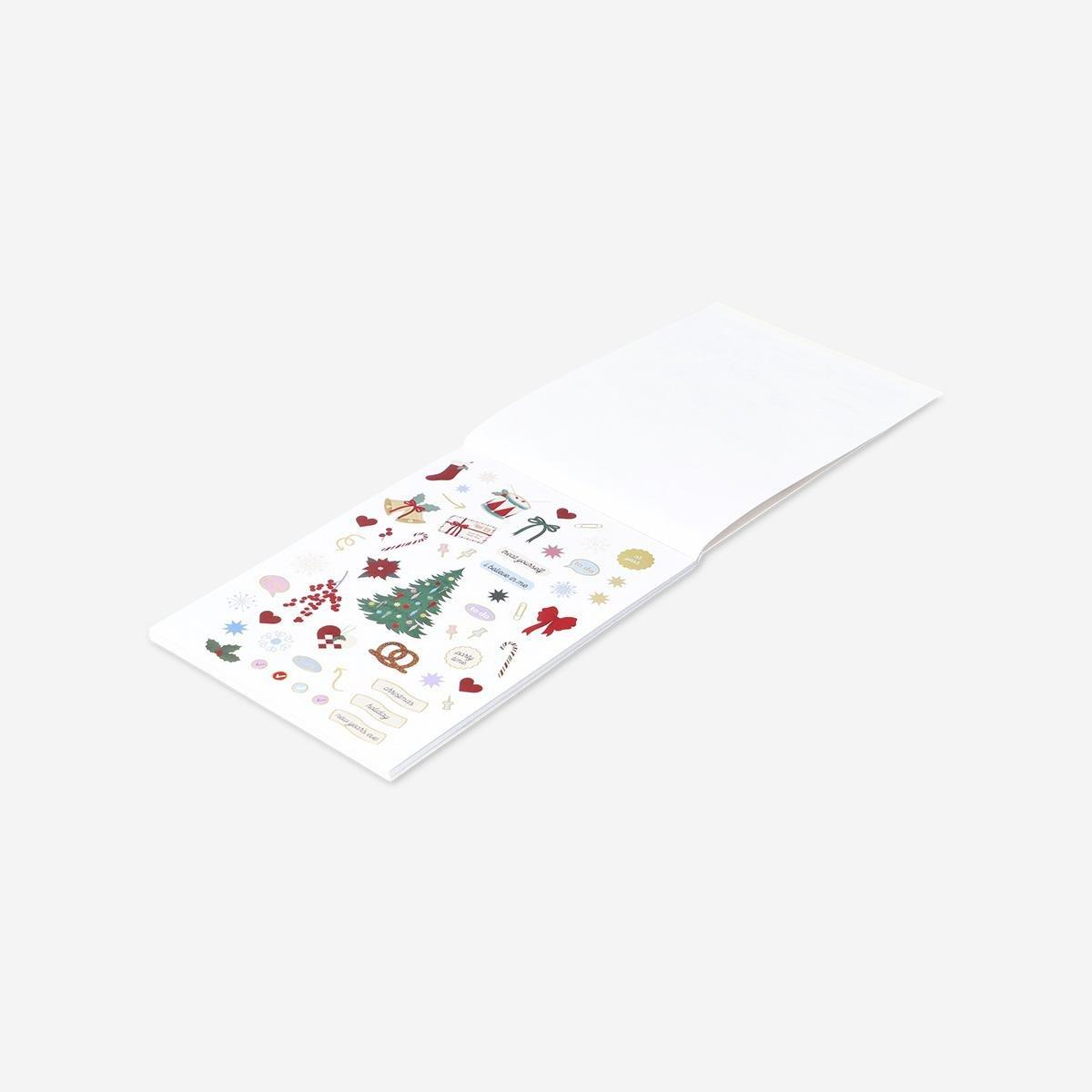 Multicolour Sticker Book For Calendar - English