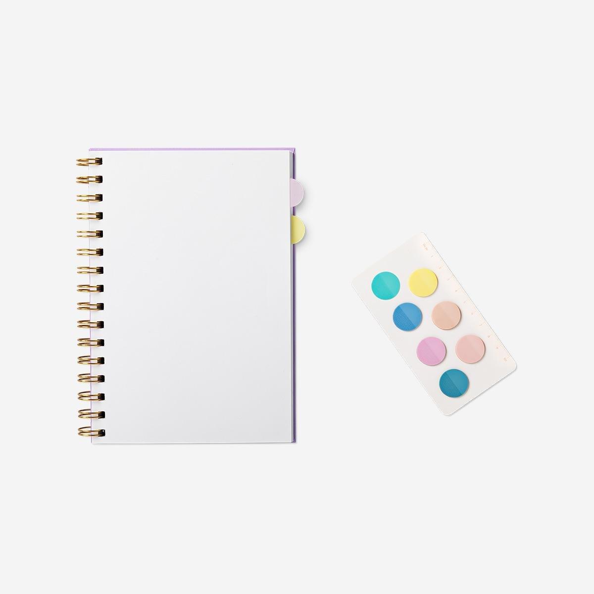 Multicolour Round Transparent Sticky Memos