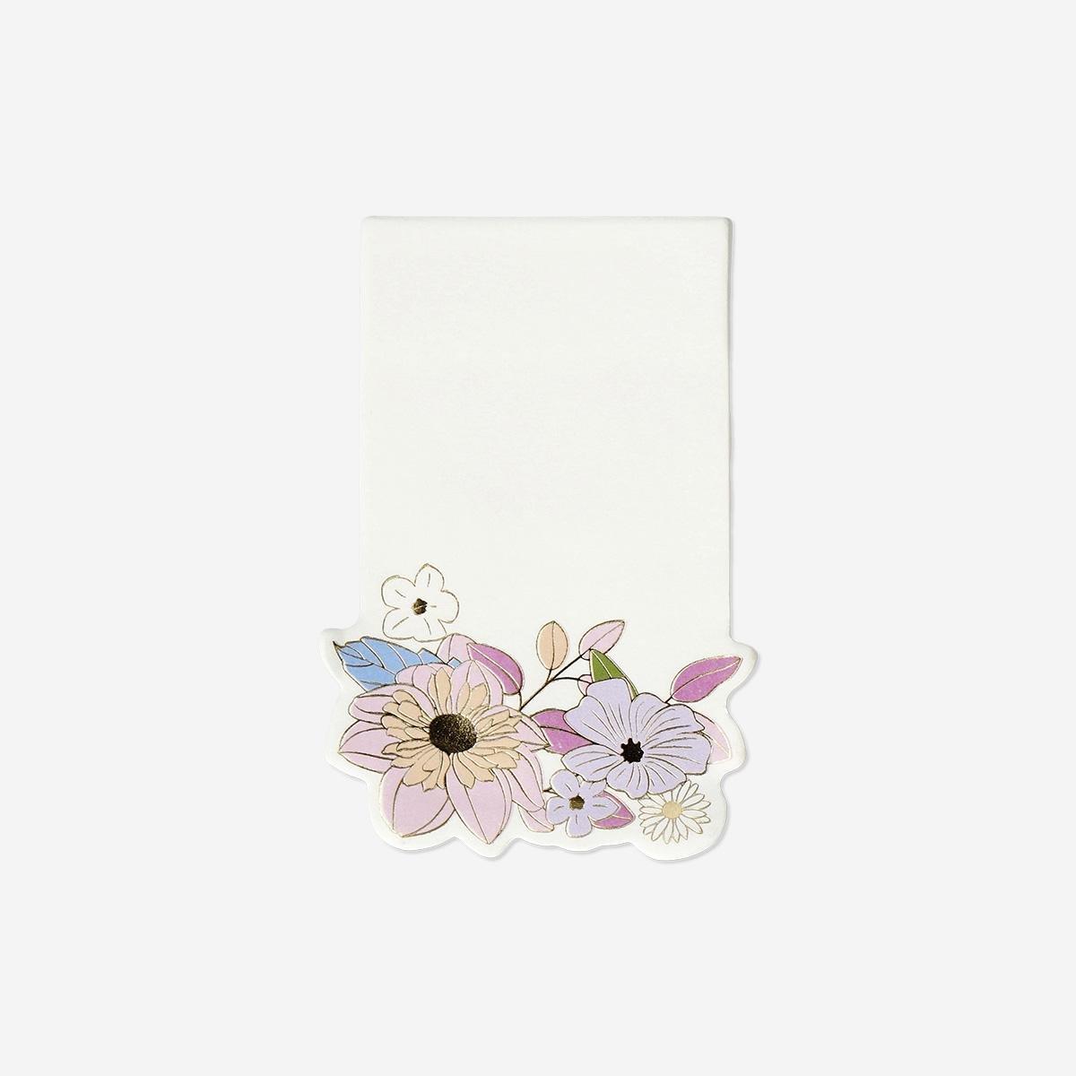 Multicolour Floral Sticky Memos