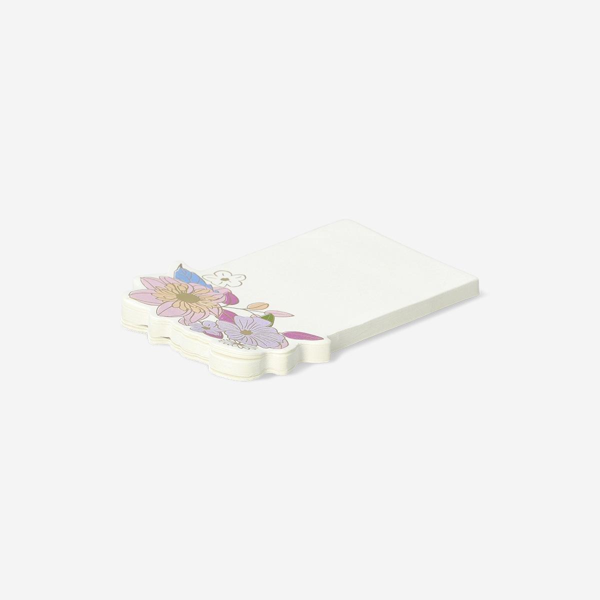Multicolour Floral Sticky Memos