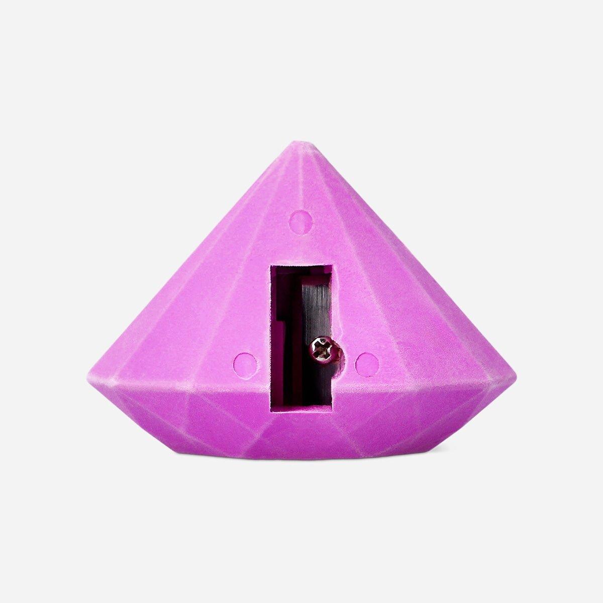 Pink Diamond Eraser With Pencil Sharpener