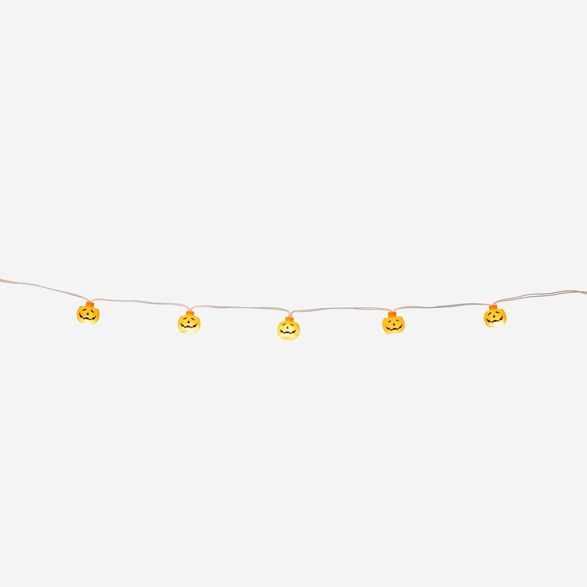 Orange Pumpkins String Lights - 260 Cm
