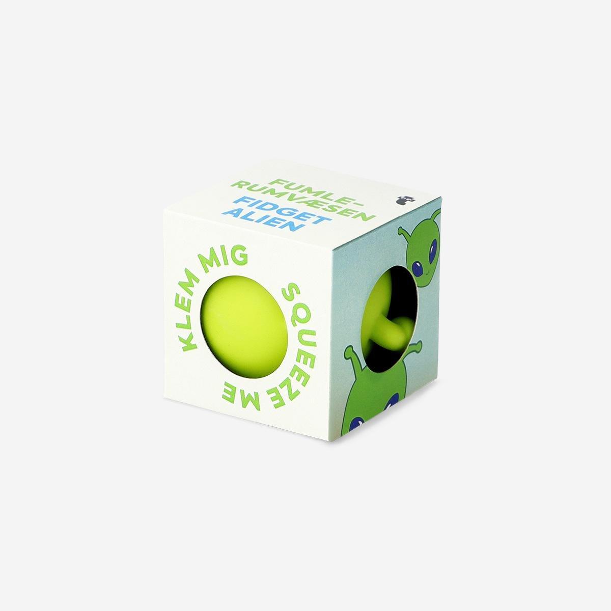 Green Alien Press Me Toy