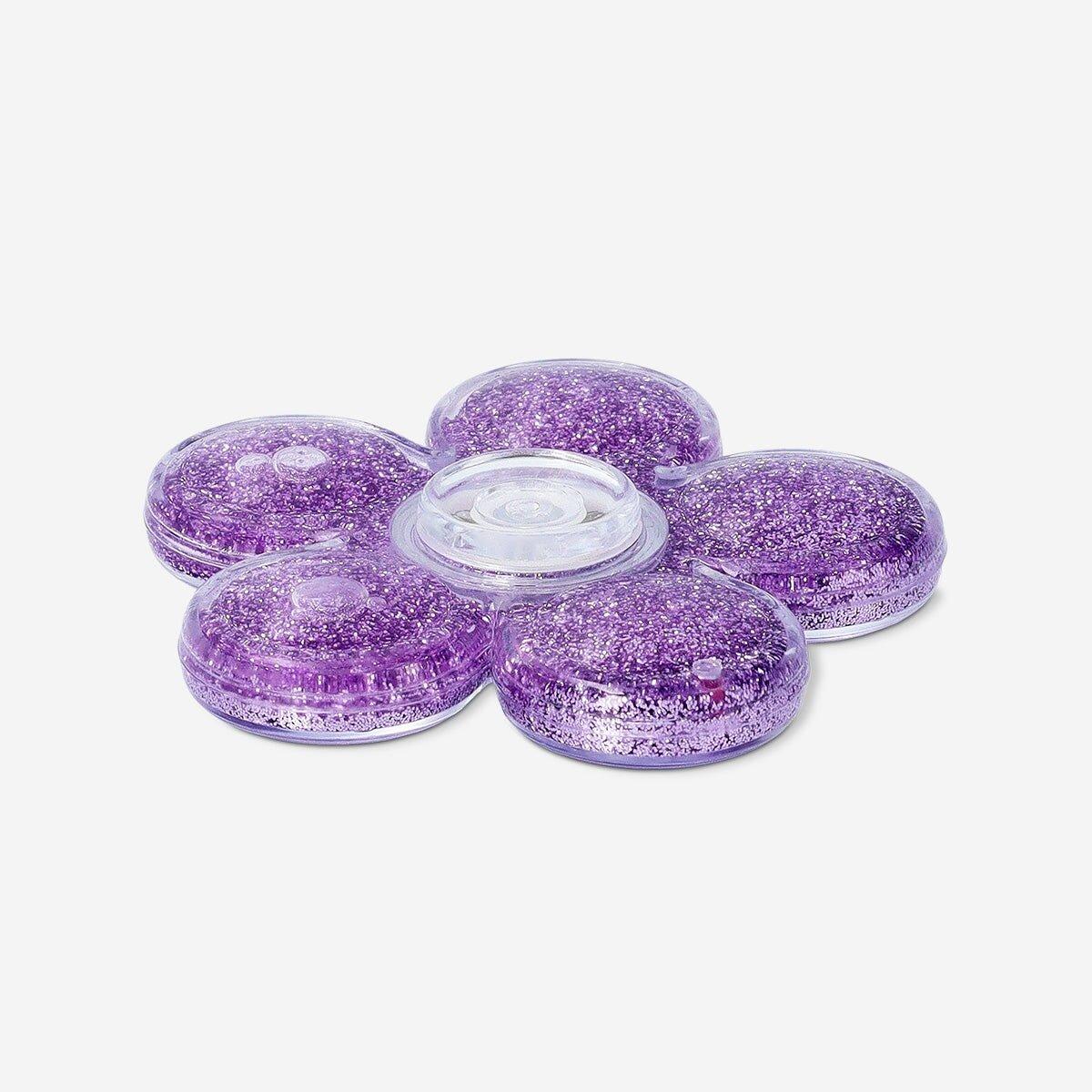 Purple Fidget Spinner - Glitter