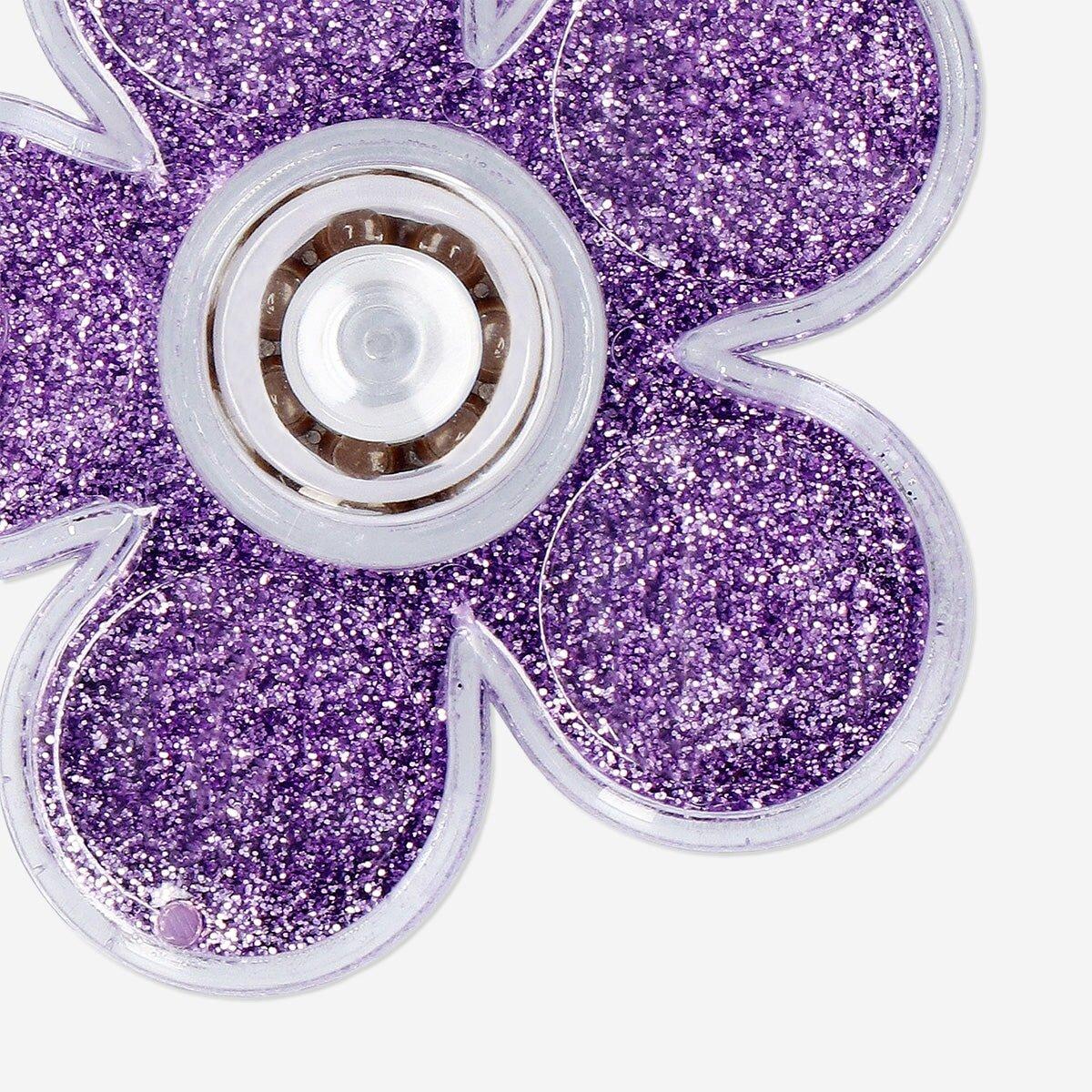 Purple Fidget Spinner - Glitter