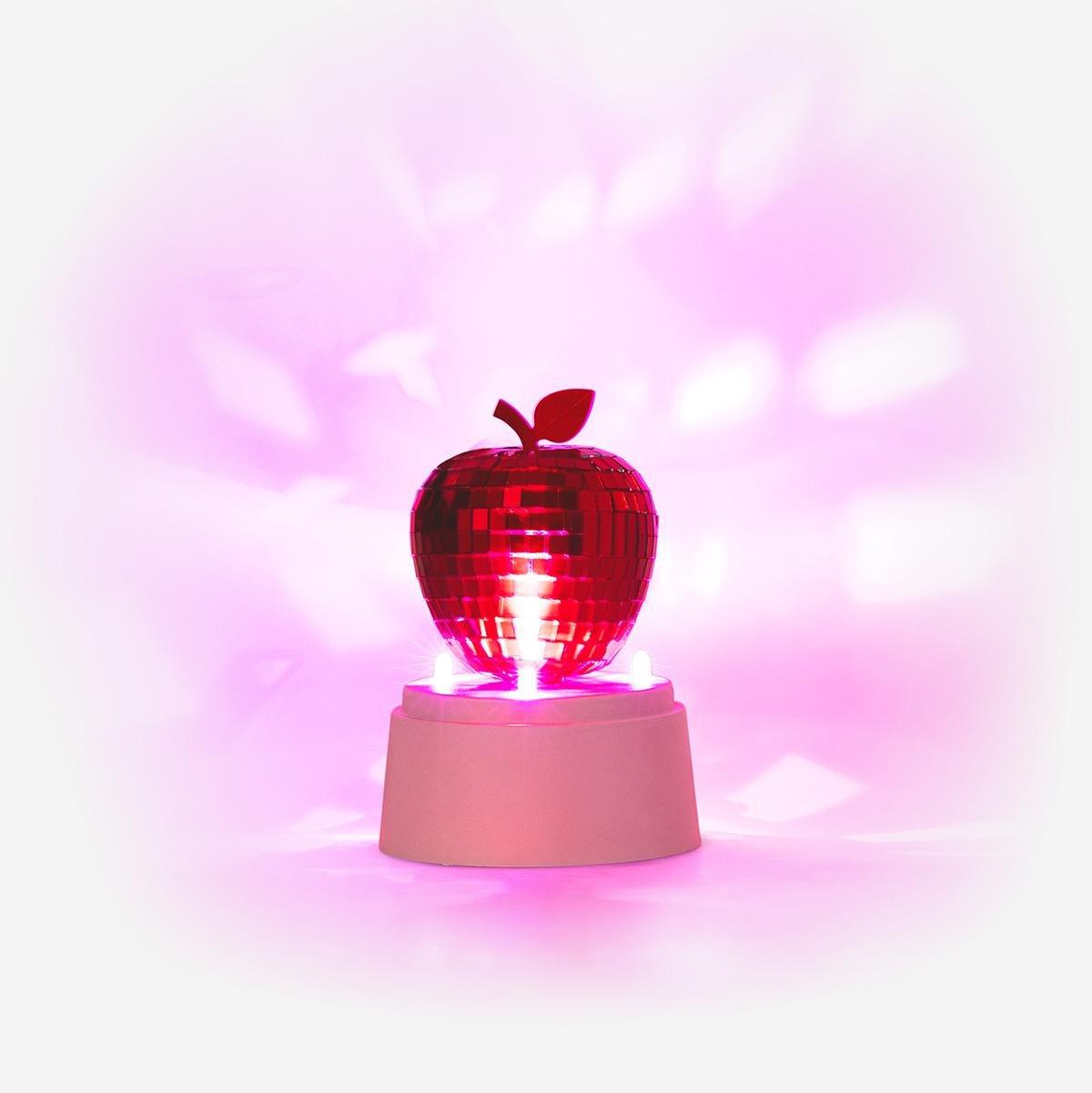 Multicolour Rotating Apple Disco Light