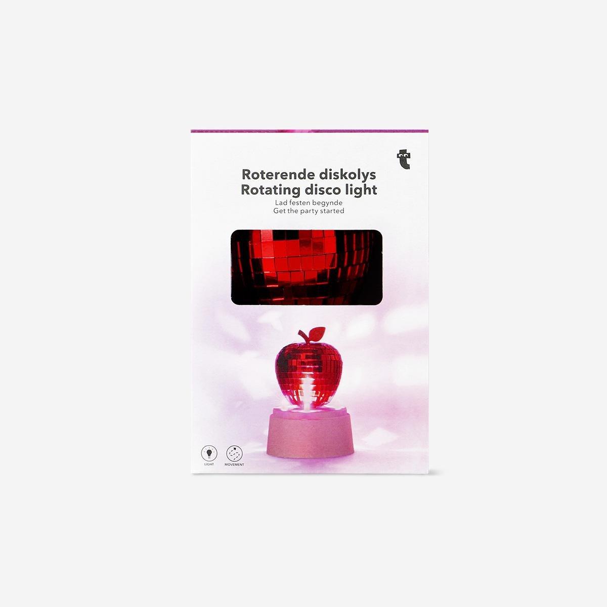 Multicolour Rotating Apple Disco Light