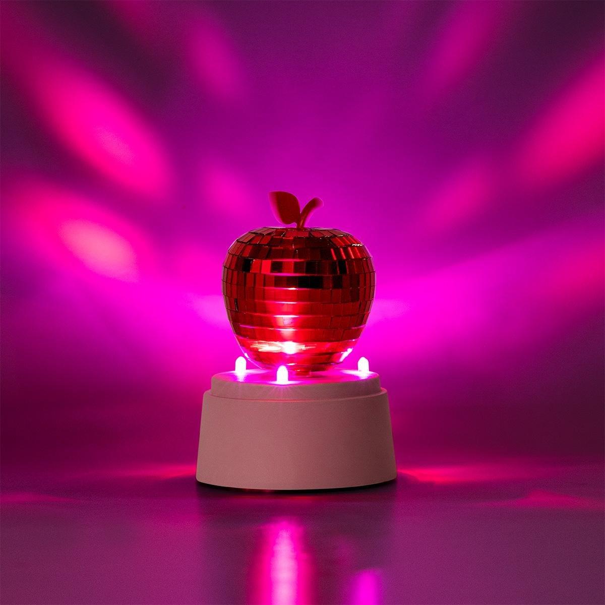 Multicolour Rotating Apple Disco Light