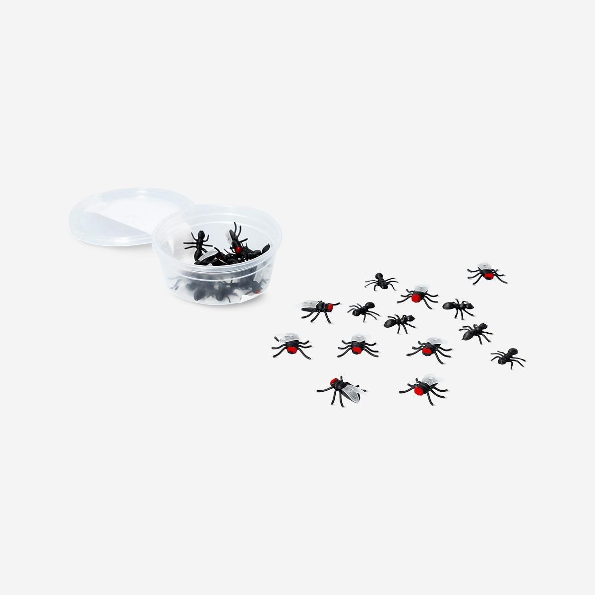 Black Creepy Crawlies In A Box