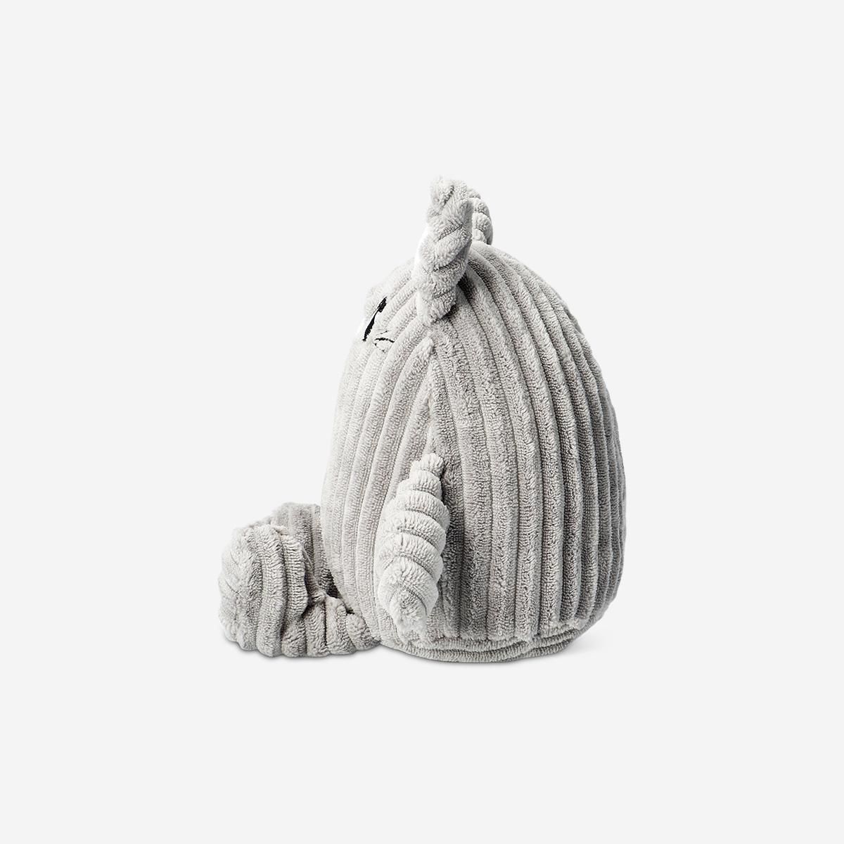 Grey Plush Toy - Corduroy Cat