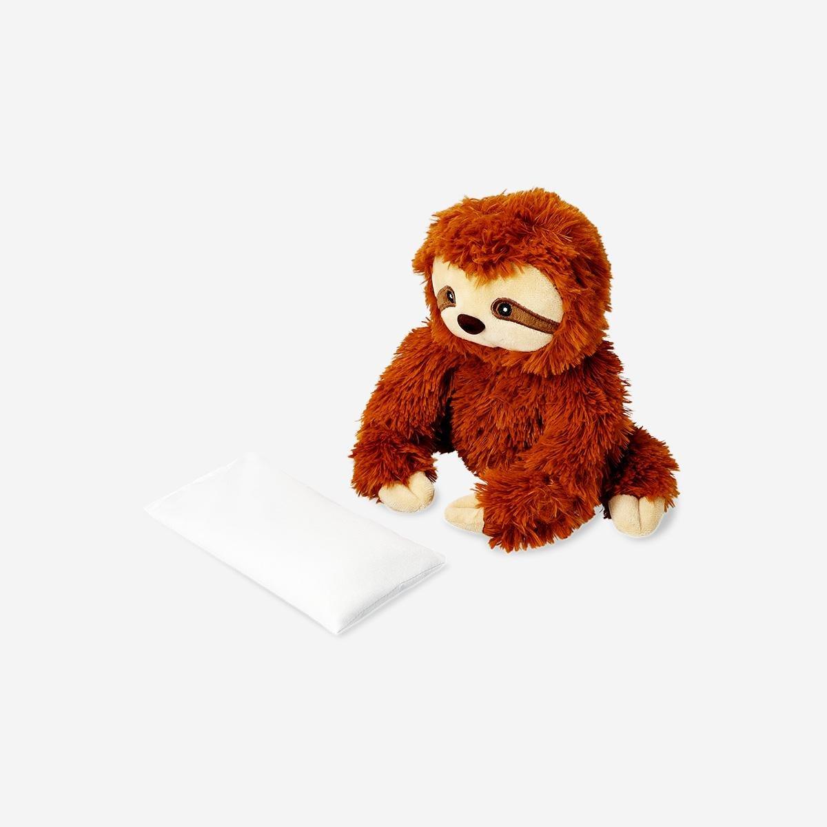Brown Heatable Plush Sloth