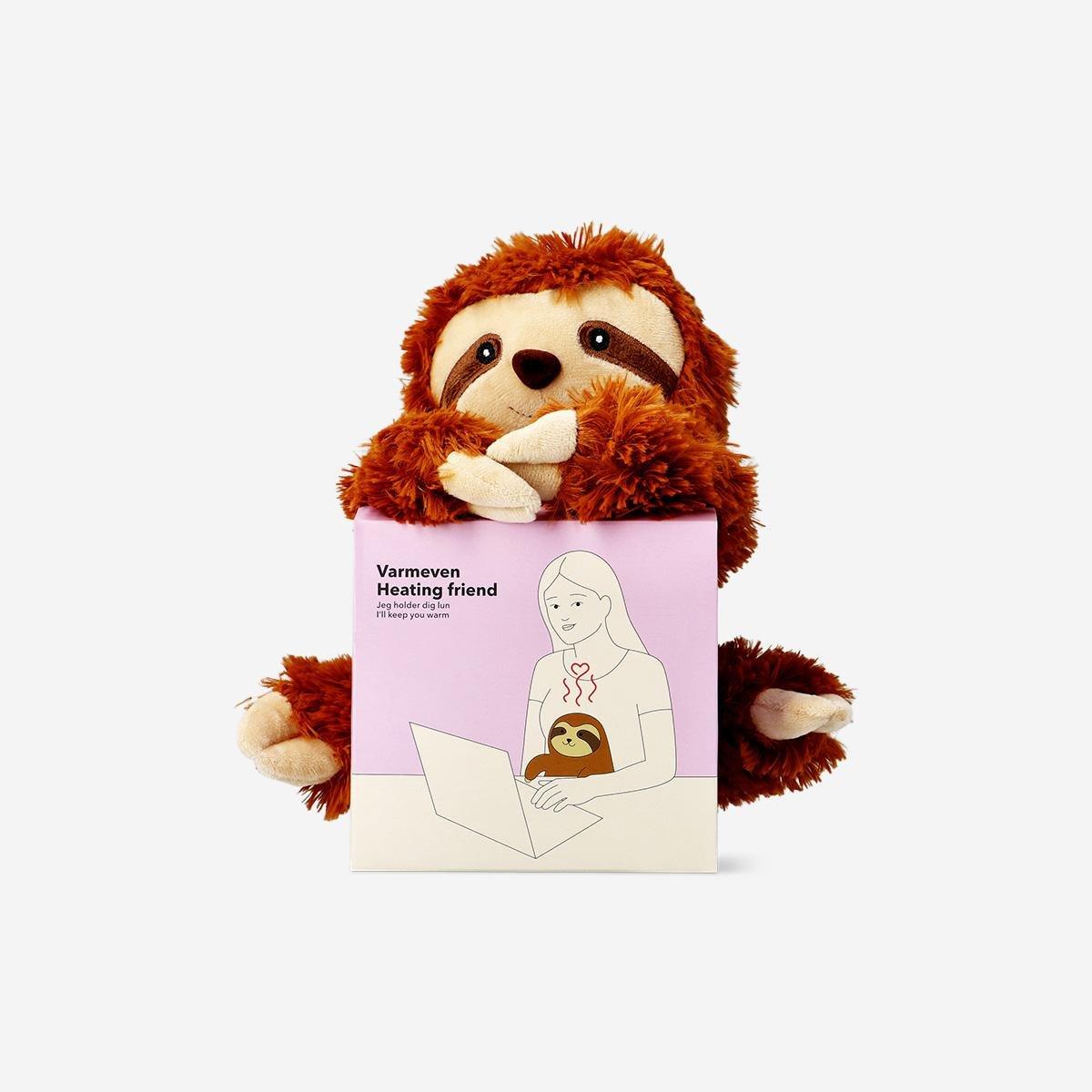 Brown Heatable Plush Sloth