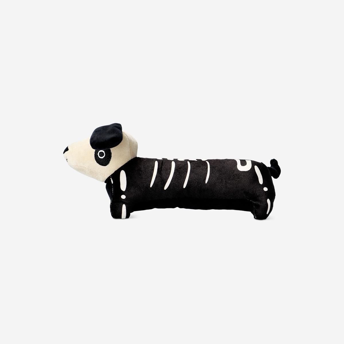 Multicolour Pet Toy - Sausage Dog Skeleton