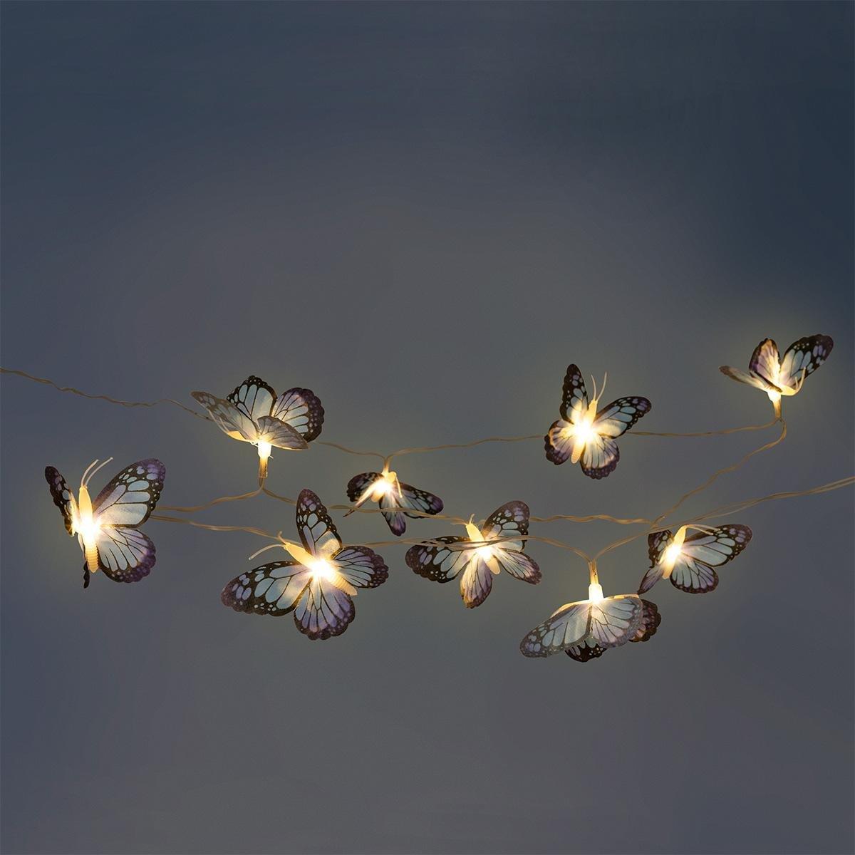 Multicolour String Lights - Butterflies