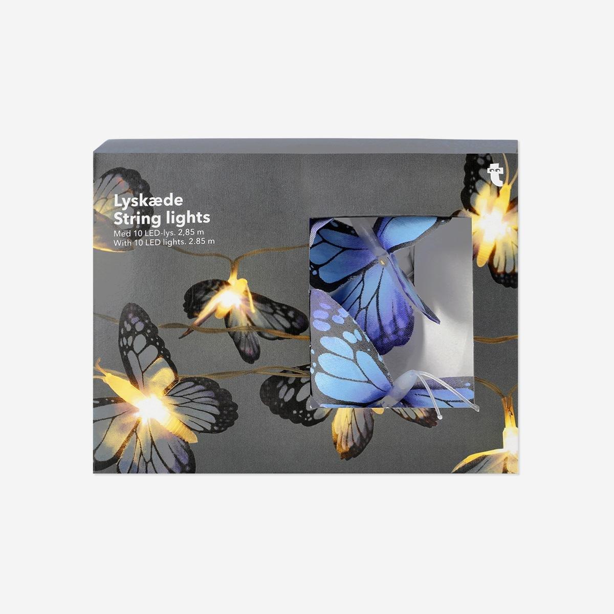 Multicolour String Lights - Butterflies